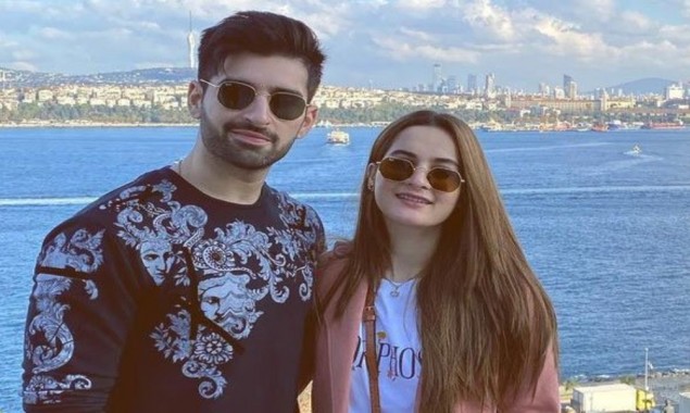 Aiman Khan and Muneeb Enjoy By The Shore in Antalya