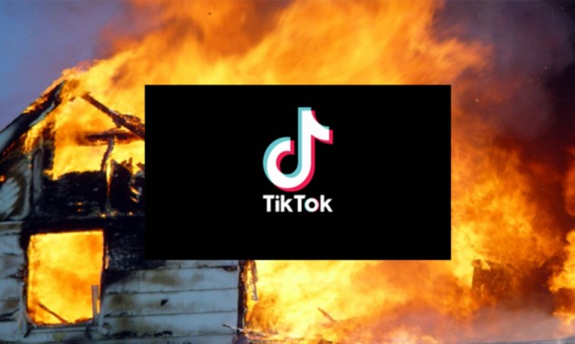 Woman arrested for setting house on fire while filming TikTok video