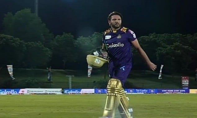 Shahid Afridi’s brilliant batting in the Lanka Premier League