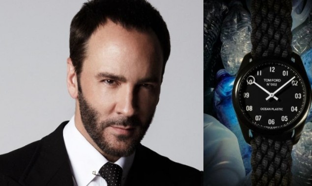 Tom Ford launches watch wholly made out of ocean plastic waste