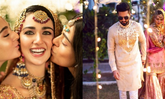 Have a look at more photos of Sarah Khan and Falak Shabbir’s wedding