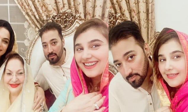 Javeria Saud hosted Mehfil e Milaad at her place, celebrities joined her