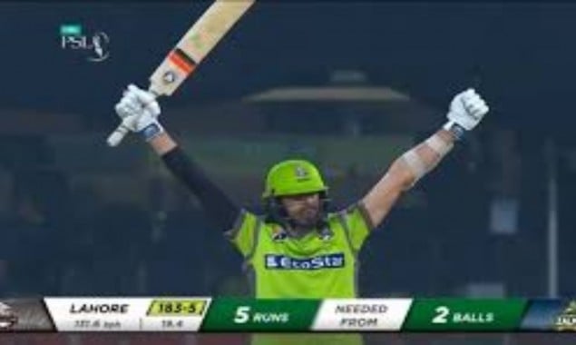 Peshawar Zalmi Out from PSL 5 Lahore Qalander Wins