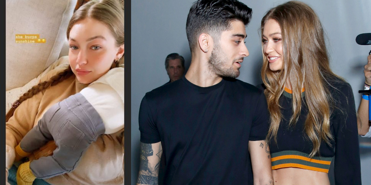 Gigi Hadid with daughter