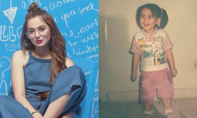 Hania Aamir shares adorable childhood picture