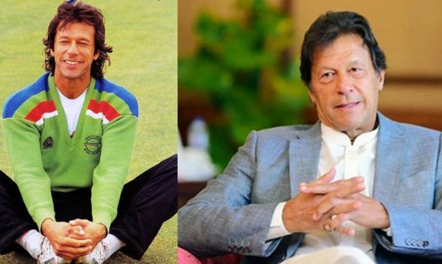 Imran Khan looks debonair from 1992 after winning the World Cup