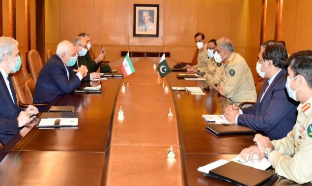 COAS, Javad Zarif discuss Pak-Iran border management and other matters
