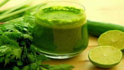 Coriander And Lemon Juice