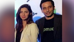 Mahira Khan with Salim Karim