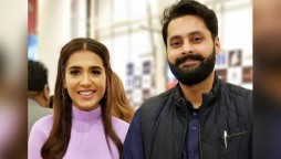 Mansha Pasha takes fashion inspiration from Jibran Nasir