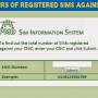 How to Find Number of SIMs Registered Against Your CNIC?