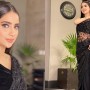 Check out how Saboor Aly rocks a black-colored saree