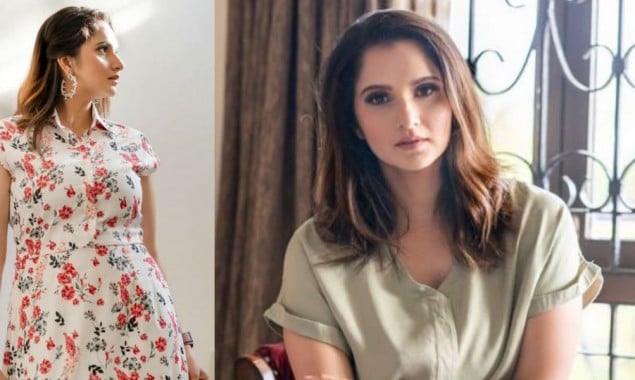 Sania Mirza oozes elegance in a white floral attire