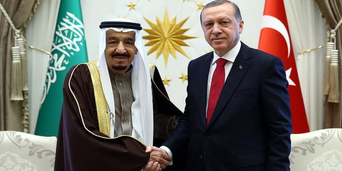 Saudi King President Erdogan
