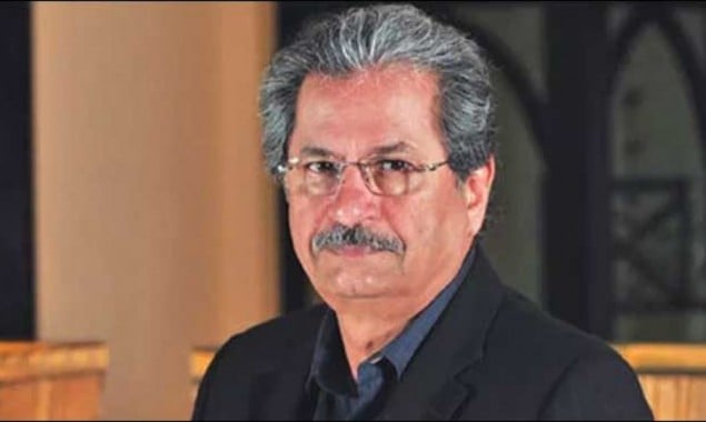 Shafqat Mahmood urge students to continue with studies as much as possible