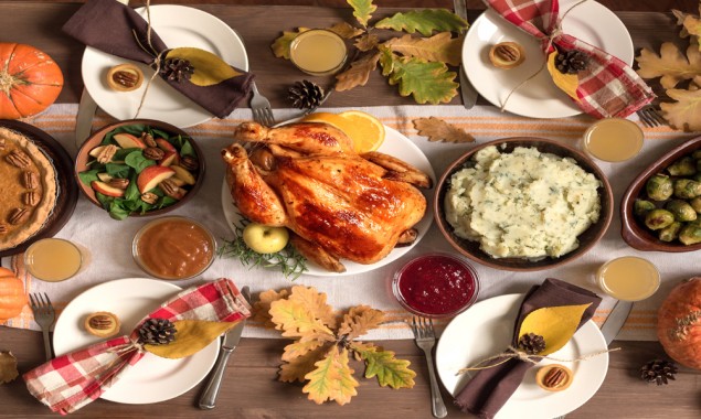How celebrities enjoyed Thankgiving this year?