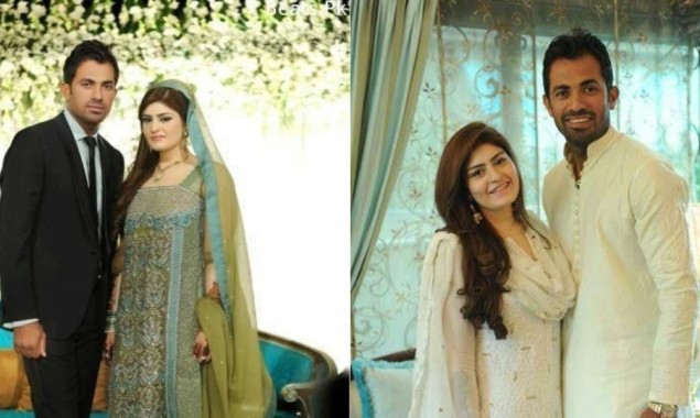 Wahab Riaz expresses love for wife on wedding anniversary