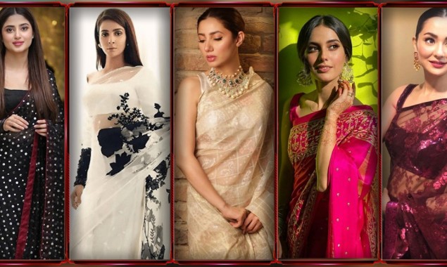 Pakistani actresses steal the show donned in Sarees