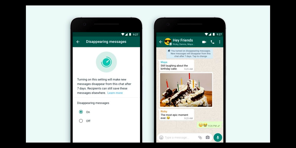 WhatsApp Disappear Messages Feature