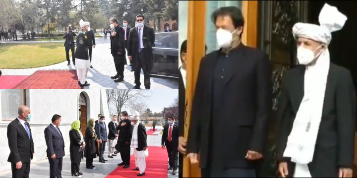 PM Imran, Ashraf Ghani Hold One-On-One Meeting In Kabul