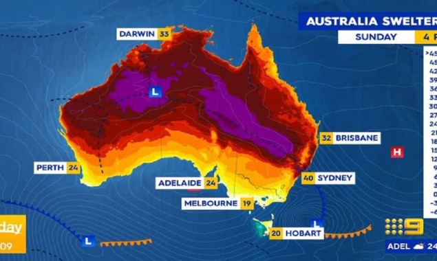 Sydney records hottest November night as a high daytime temperature expected