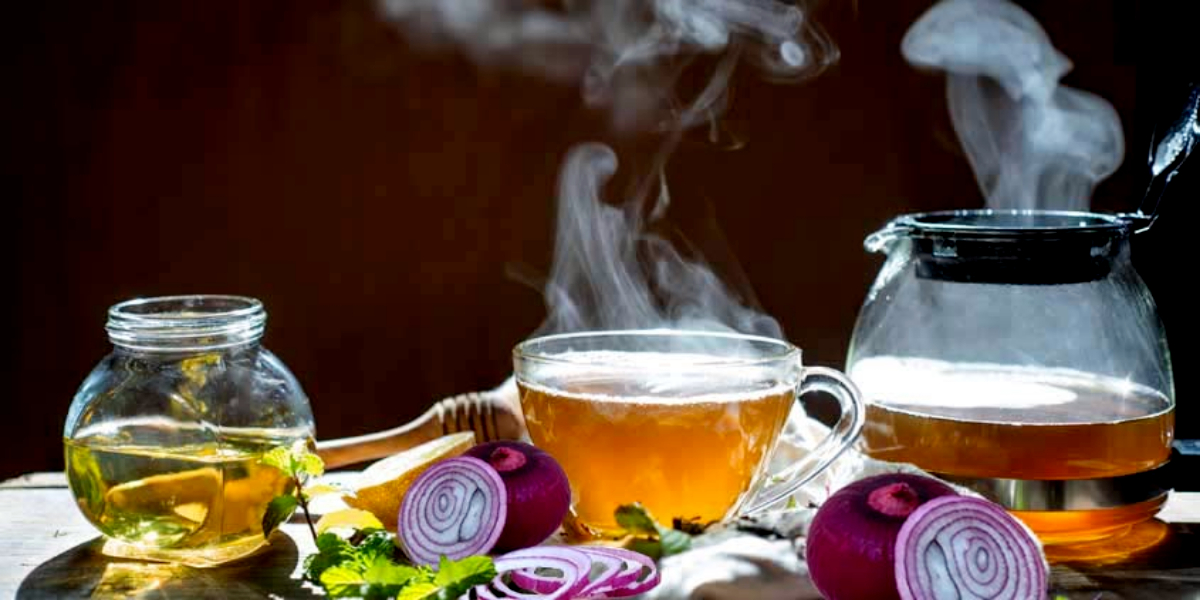 Immunity-boosting onion tea