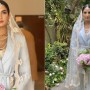 This woman wore a pantsuit to her Indian wedding