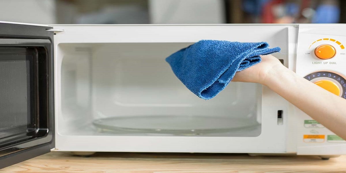 Microwave cleaning hack