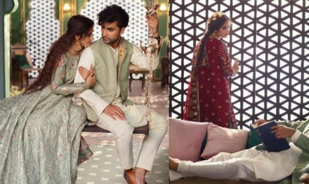 Sajal Ali, Ahad Raza Mir bringing in some royal vibes