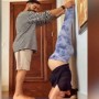 Virat Kohli helps Anushka Sharma to do yoga, picture goes viral