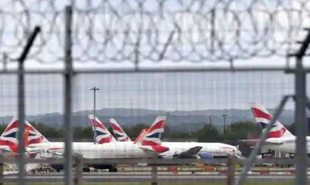Britain flights suspended