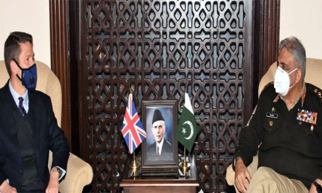 COAS Bajwa, UK High Commissioner discuss overall regional security