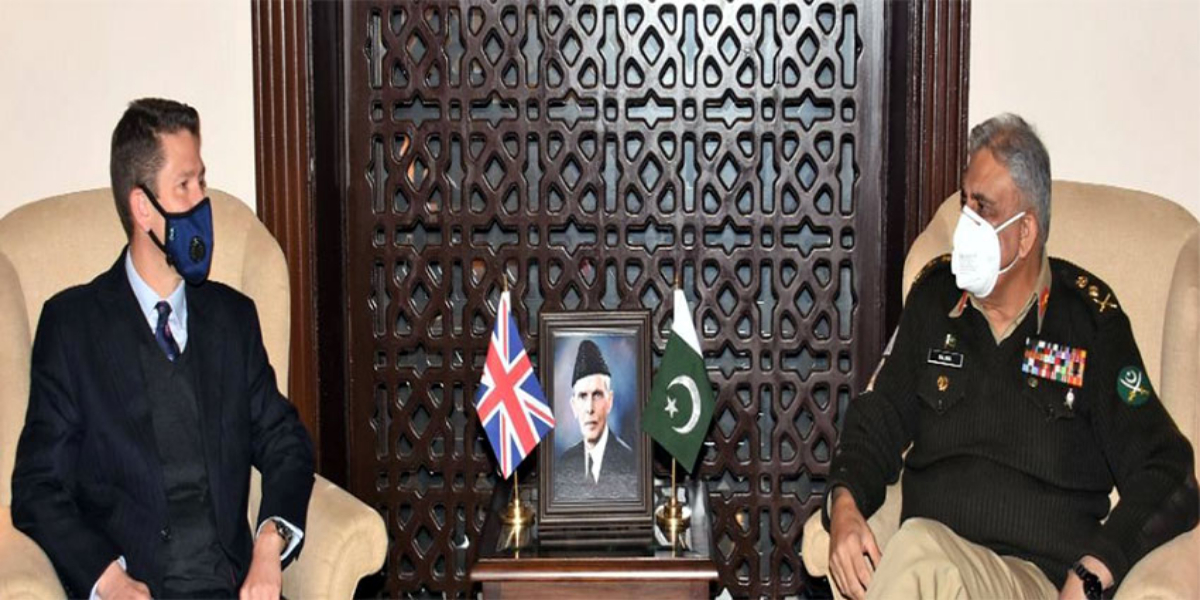 COAS Bajwa meets UK High Commissioner