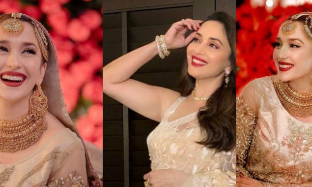 Doppelganger Alert! Fiza Khawar has a splitting image of Madhuri Dixit; What do you think?