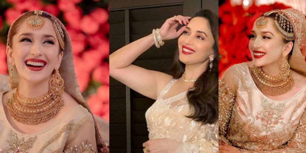 Fiza Khawar resembles Madhuri Dixit