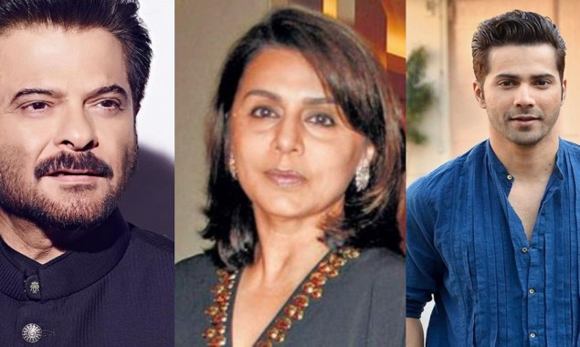 Varun Dhawan, Neetu Kapoor & Anil Kapoor