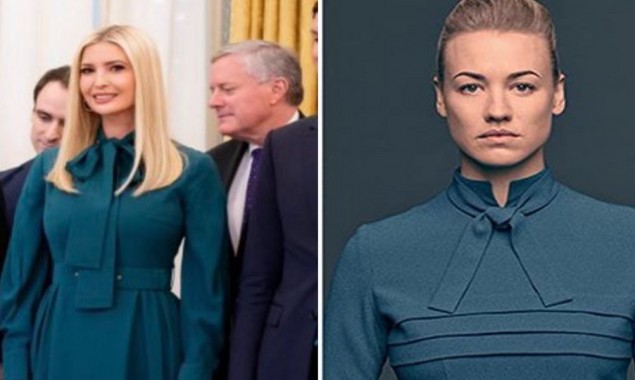 Netizens compare Ivanka Trump’s dress with a costume from ‘The Handmaid’s Tale’