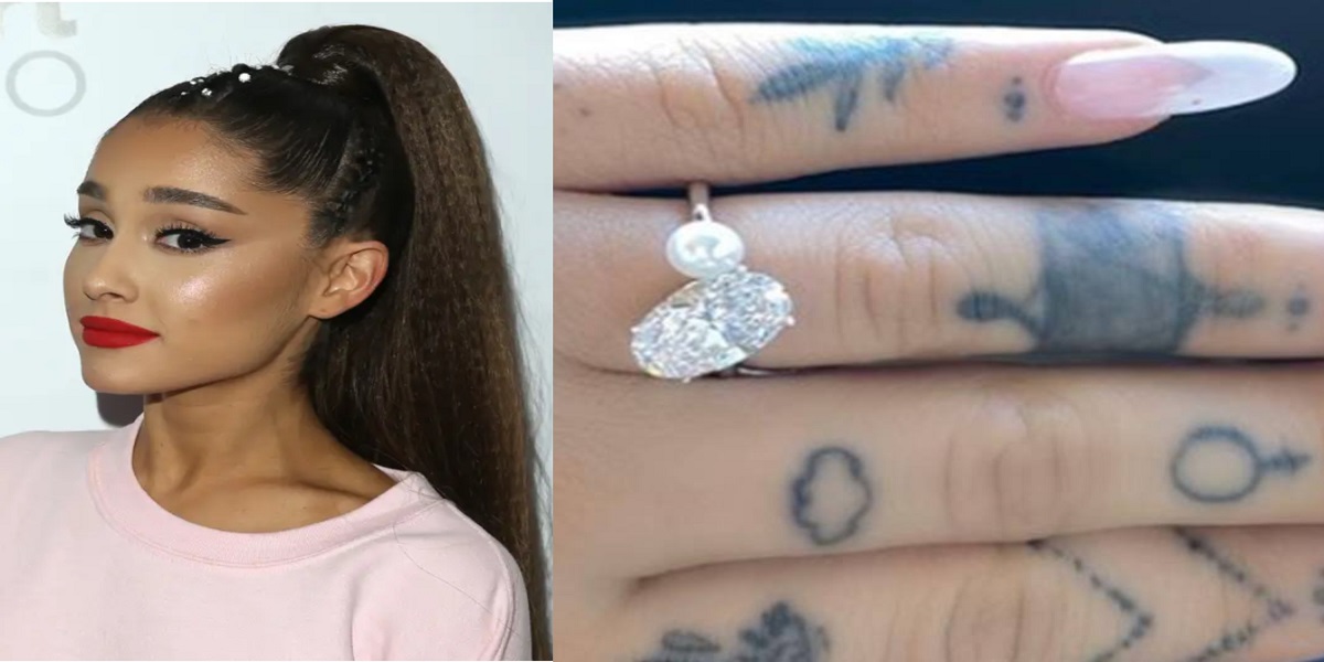 engagement ring Ariana Grande