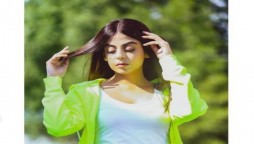 Yashma Gill Looks Sporty In A Parrot Green Track Suit