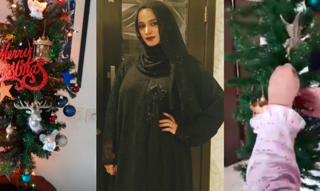 Noor Bukhari Receives Backlash For Decorating Christmas Tree