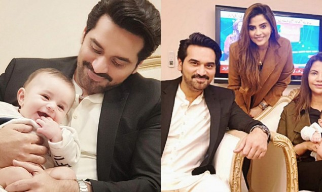 Humayun Saeed shares adorable snaps with Hamza Abbasi’s son