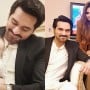 Humayun Saeed shares adorable snaps with Hamza Abbasi’s son