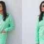 Hira Mani wears mint green sweatsuit like a boss