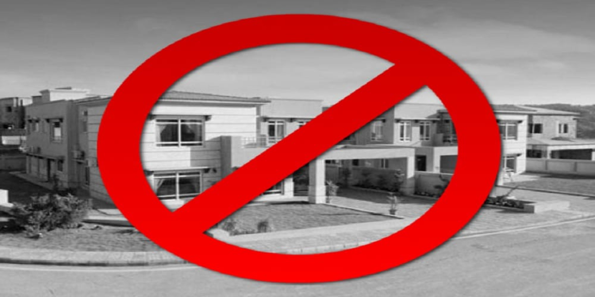 Housing society ban