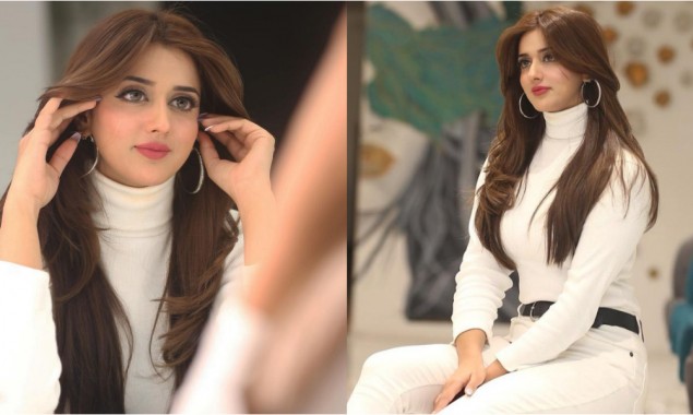 Can you pull off all white outfit like Jannat Mirza?