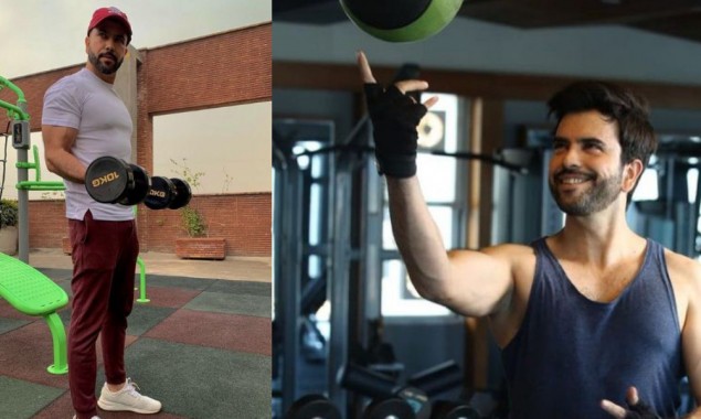 Junaid Khan doesn’t miss his workout even during chilly weather