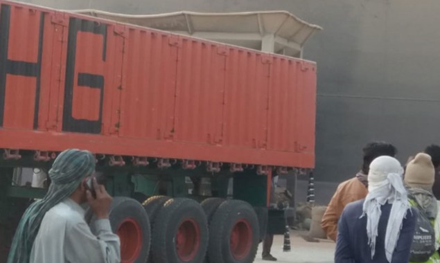 Karachi Port fire