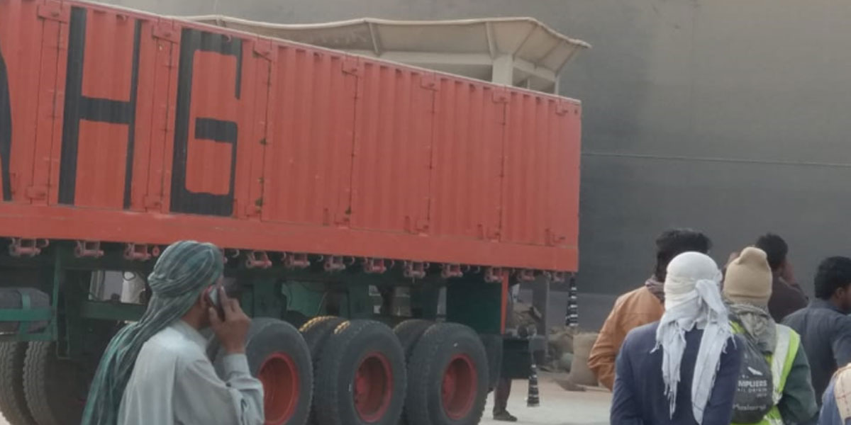 Karachi Port fire