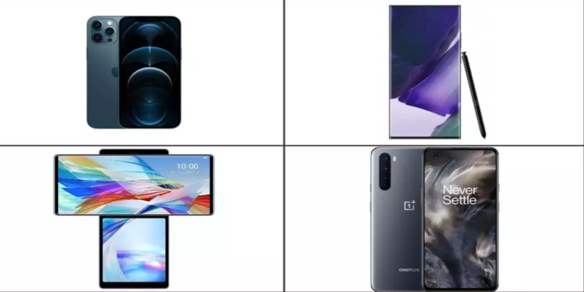 List of 15 phones of 2020