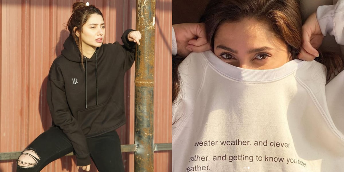 Mahira Khan sweatshirt